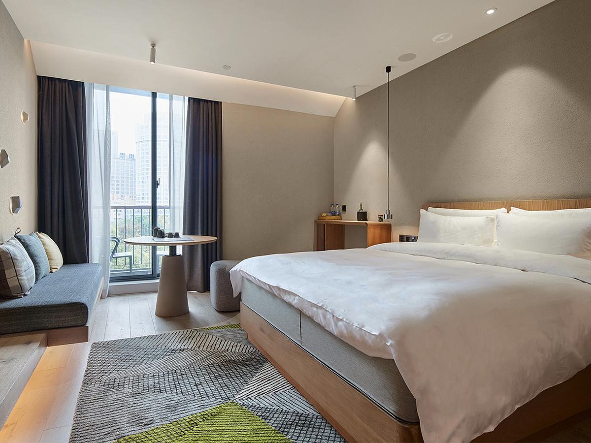 Ebo Hotel Hangzhou Wulin - 5 Mins Drive To The West Lake Bagian luar foto